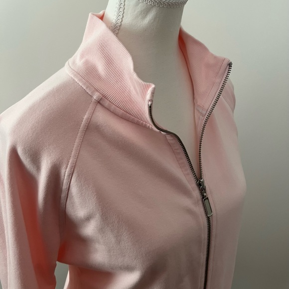 Croft & Barrow Soft Pink Zip Up Jacket Size L - Picture 2 of 9